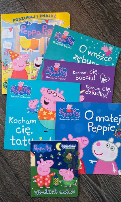Zestaw książek o Śwince Peppie