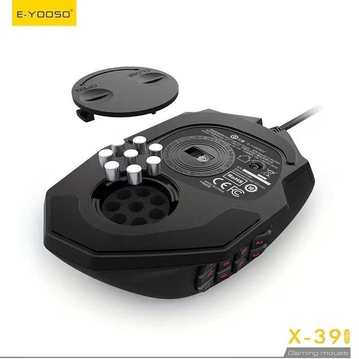 NEW! Profesjonalna mysz gamingowa E-Yooso X-39 PRO USB RGB 16400dpi