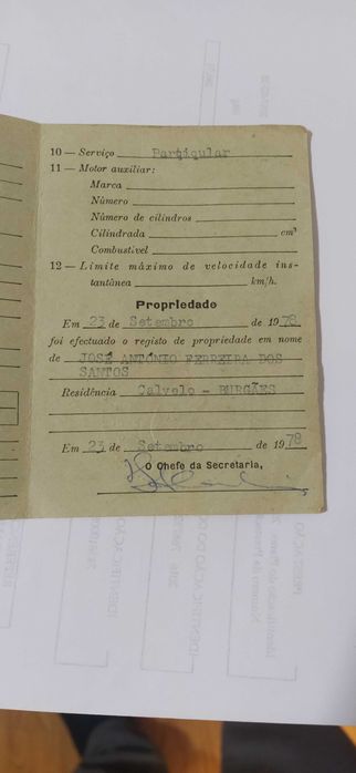 Livrete de bicicleta pasteleira