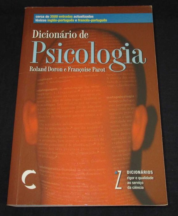 Livro Dicionário de Psicologia Doron e Parot