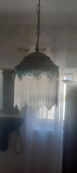 Candeeiro de teto estilo art noveau
