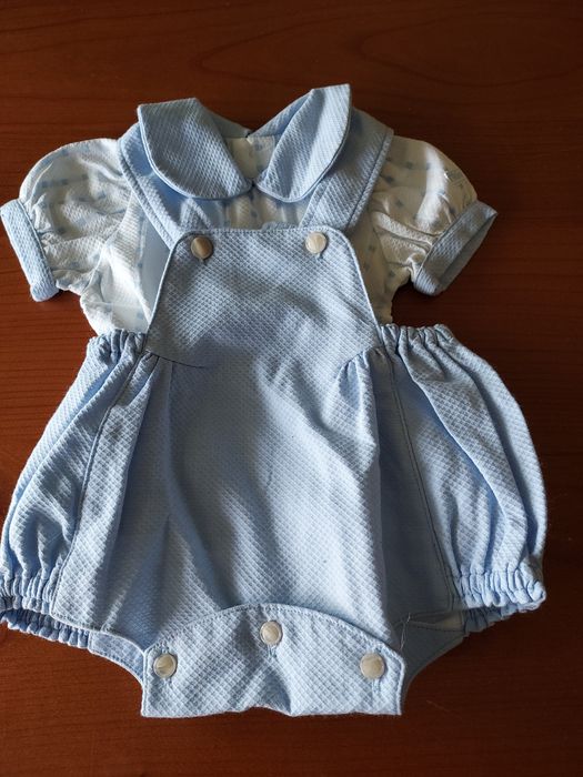 Conjunto calção e blusa recém-nascido Mãe Galinha