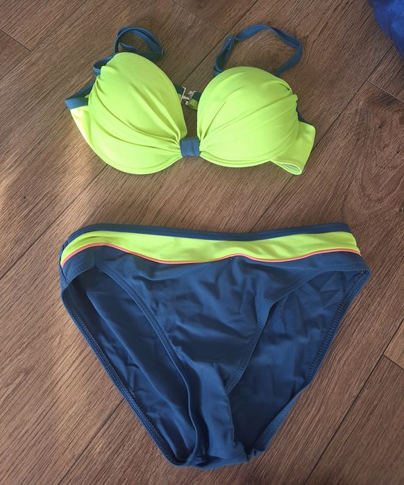 Strój kąpielowy neonowy