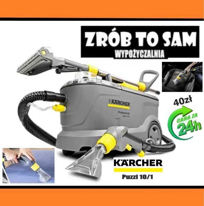 Odkurzacz piorący Karcher Puzzi 10/1 cena za 24h! koncentrat K wynajem