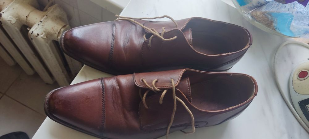 Туфли кожаные новые 43-43.5 размер