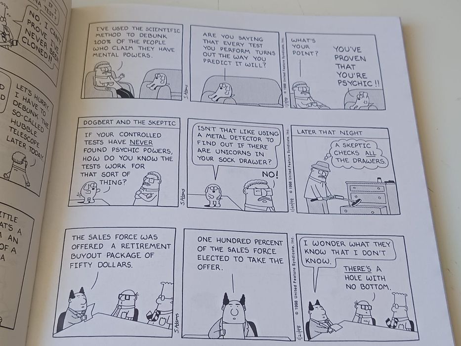 Don't step in the leadership - a dilbert book