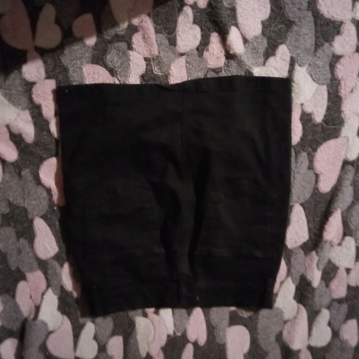 Юбка чорна джинсова