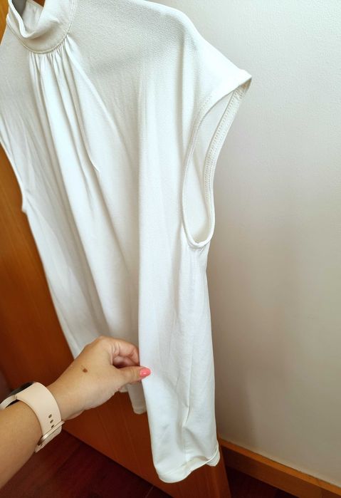 Blusa branca H&M, tamanho XS