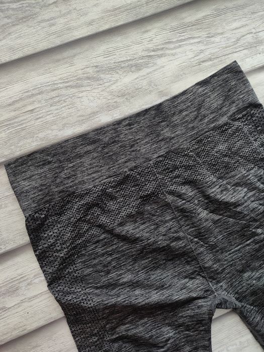 Legginsy grafitowe czarne H&M S/M