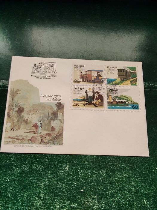 1985 FDC Transportes Típicos Da Madeira MNH **