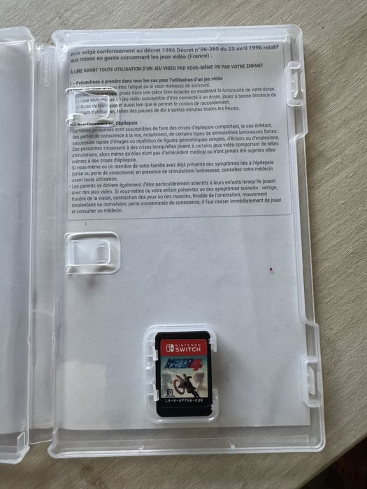 Moto racing 4 nintendo swicht.