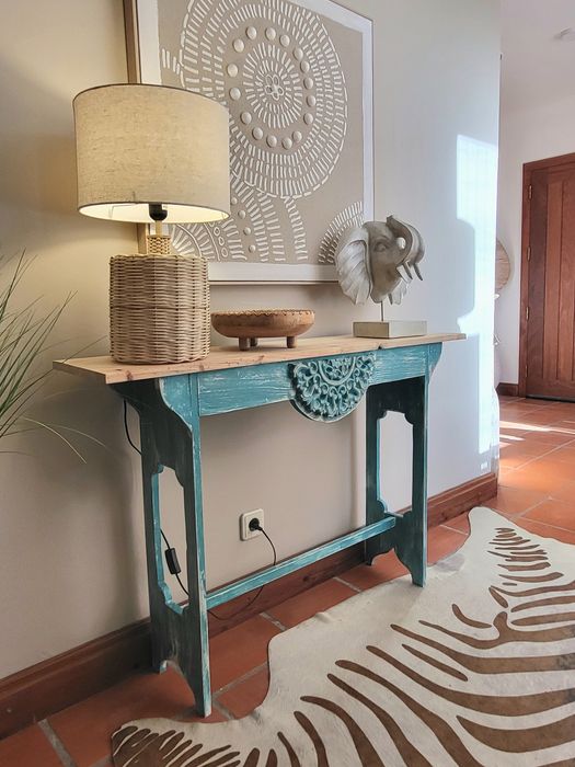 mesa, apoio, consola, aparador talha,  rustico