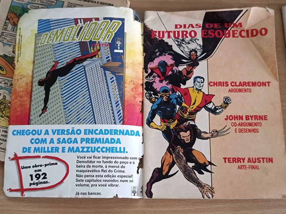 3 Bandas desenhadas BDs anos 80: Mandrake, X-Men e Legião de Heróis