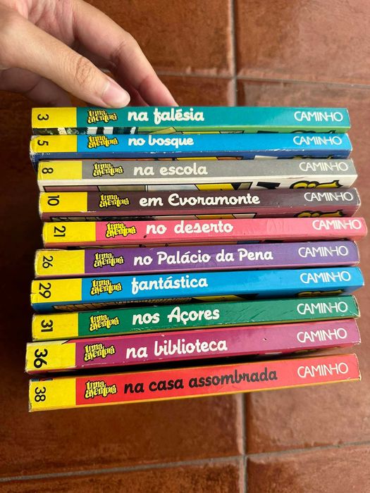 Livros Uma Aventura coleçao caminho Ana Maria Magalhães