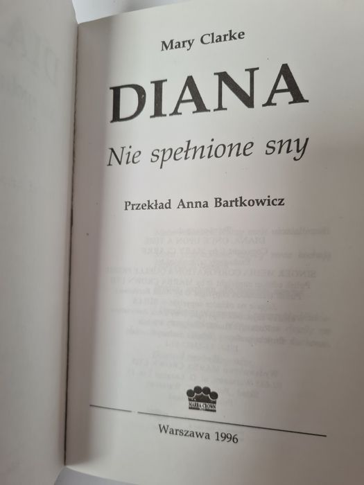 Diana. Nie spełnione sny - Mary Clarke