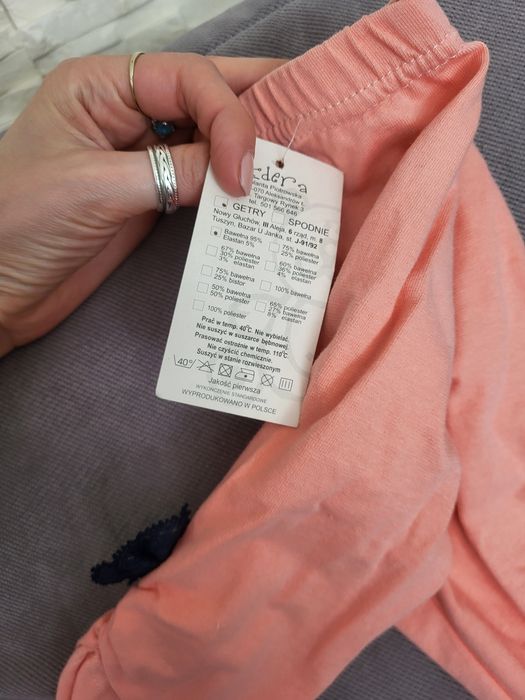 Legginsy dla dziewczynki 3/4