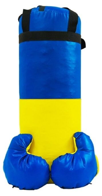 Боксерський набір Ukraine великий висота 55 см діаметр 21 см