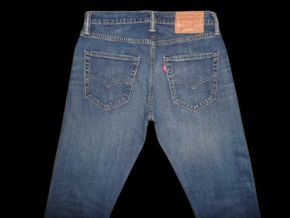 Spodnie dżinsy LEVIS 512 W29/L32=39,5/103cm jeansy