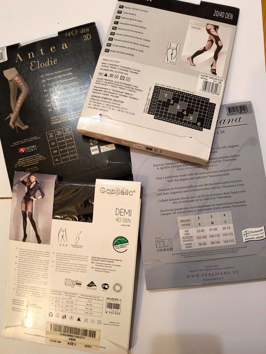 Zestaw rajstop  świateczny 2S