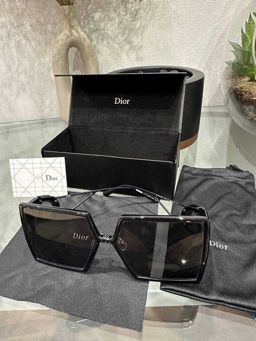 Окуляри Dior 30Montaigne SU Чорні Оригінал | Очки Диор женские новые
