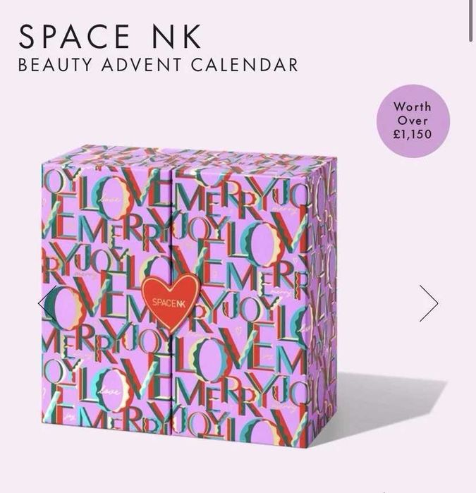 Ексклюзивний з Англії НАЙКРАЩИЙ Beauty Advent Calendar Space NK, £1499