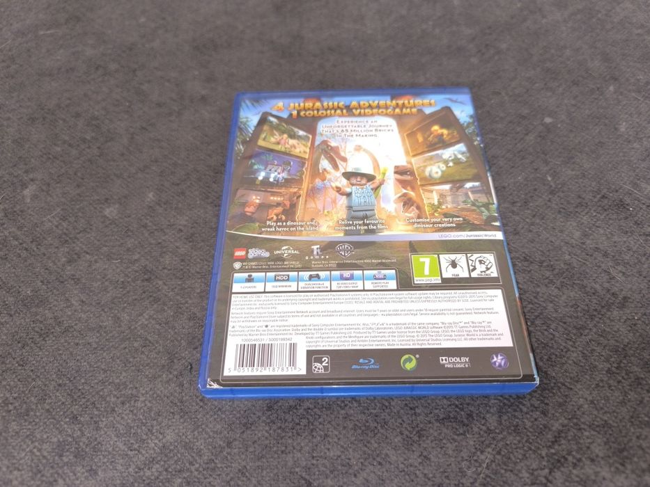LEGO Jurassic World na PlayStation 4.. PS4.. po polsku..