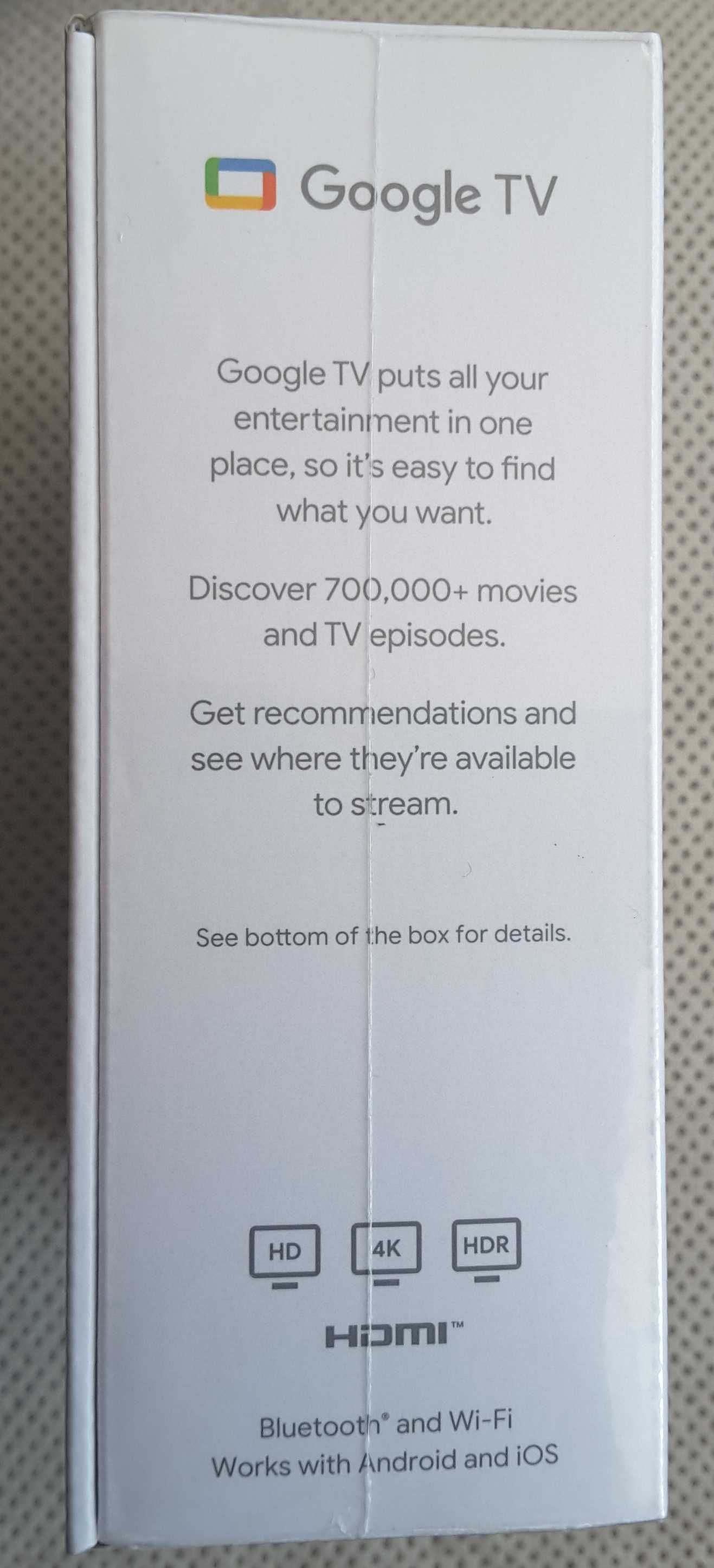 Google Chromecast 4k with Google TV приставка Хромкаст гугл тв нов: 1 ...