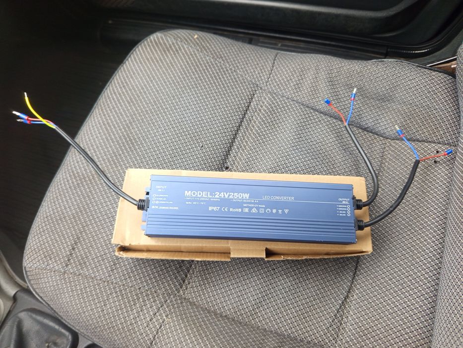Блок живлення AC 170-265V - DC12/24V IP67 250W