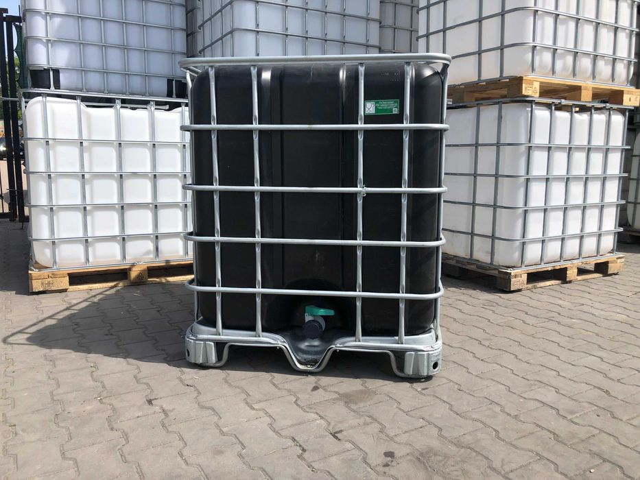 ZBIORNIK regenerowany 1000 l Mauzer, IBC PO SPOŻYWCE - olej kokosowy