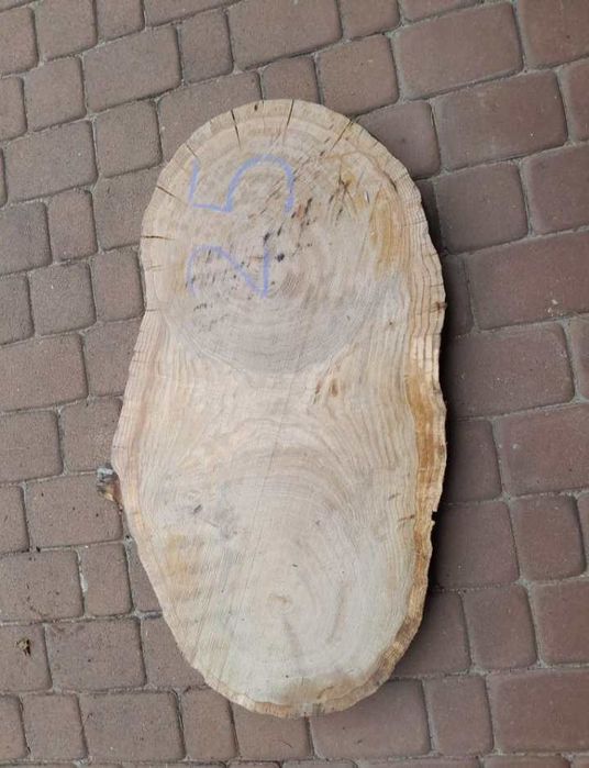Plastry dębowe na stolik kawowy