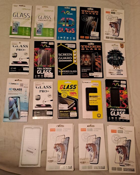 Защитные стекла для смартфонов