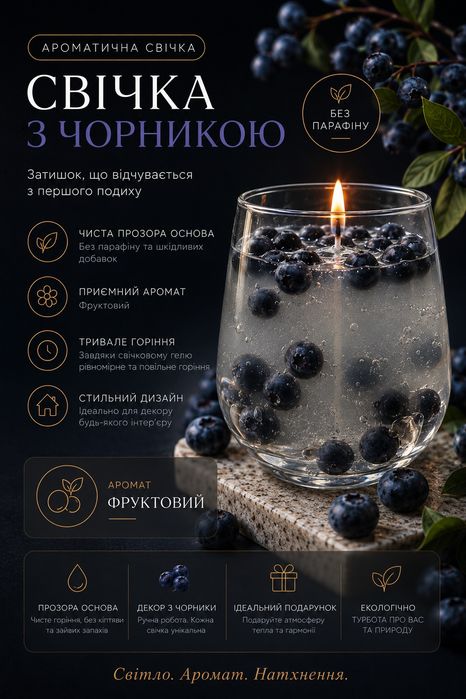 Стильні ароматичні свічки