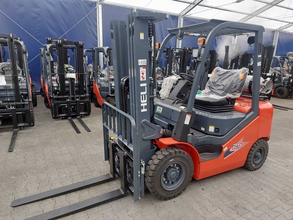 Wózek widłowy HELI CPQYD25 2500kg 3,3m DUPLEX  4 sekcje NOWY GWARANCJA