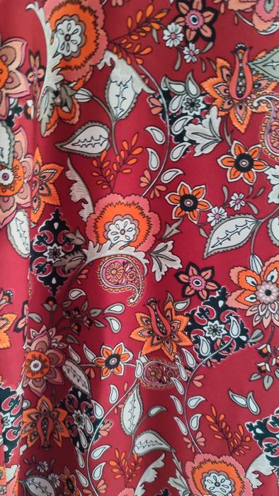 Tunika sukienka etno kwiaty 44 46 XL XXL wiosenna na święta