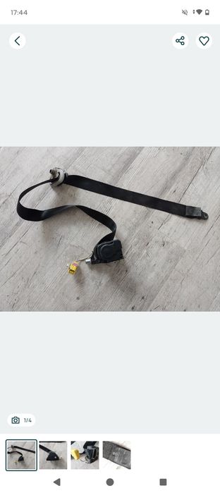 Volkswagen Caddy 3 III Pas Bezpieczeństwa Prawy Przód Przedni