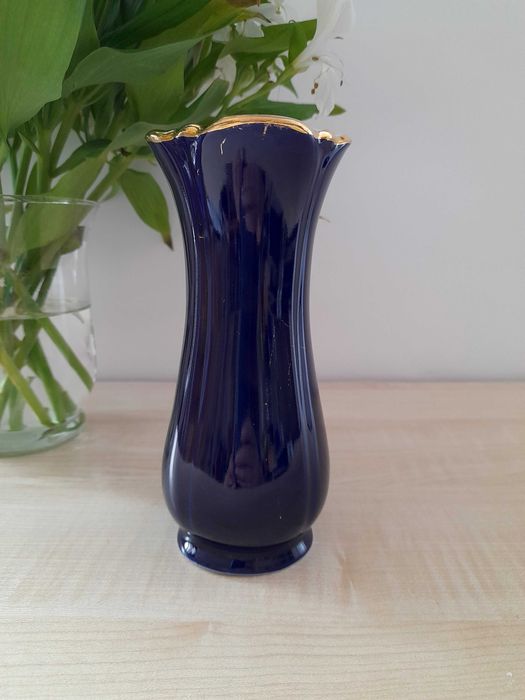 Kobaltowy wazon Apro Made in Romania