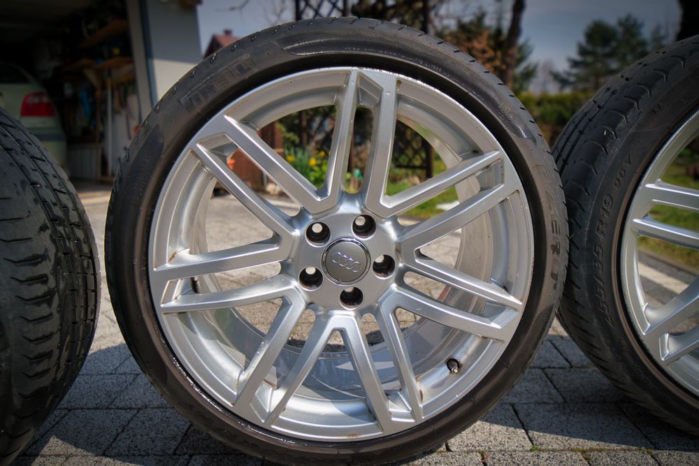 Felgi z oponami 19 cali 5x112 AUDI oryginalne