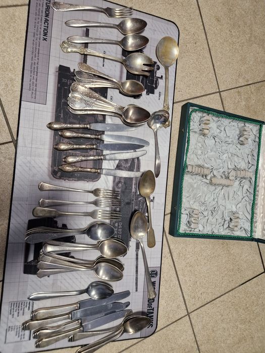 Komplet sztućców platerowanych lata 60-70 ZSRR