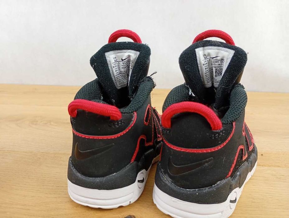 Nike Air More Uptempo 96 Red Toe (TD), rozmiar 22