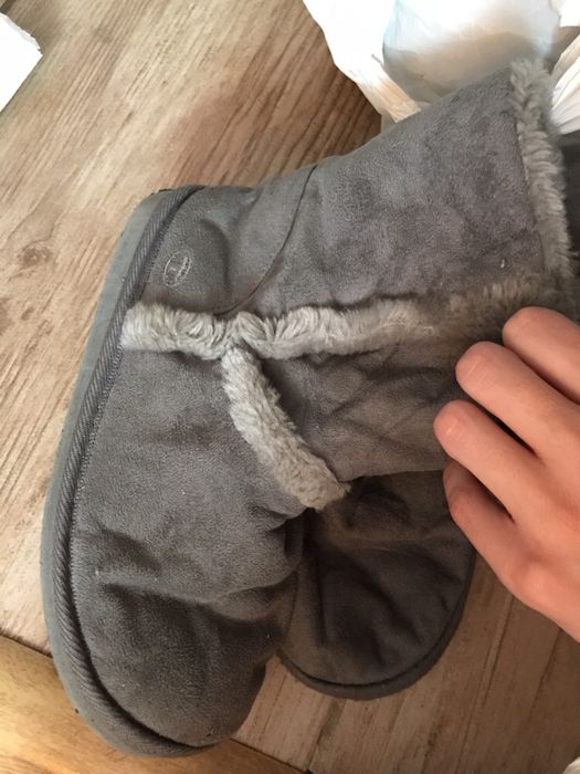 Buty buciki kozaki botki 36 szare Tom Tailor