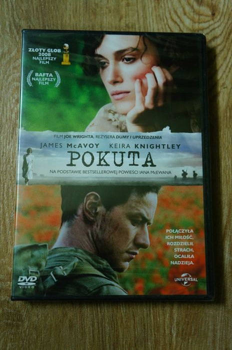 Film DVD Pokuta Wright Knightley McAvoy Garai Ronan NOWY