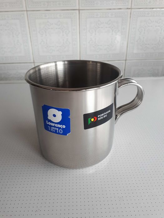 Bule molheira púcaro e açucareiro inox nacional