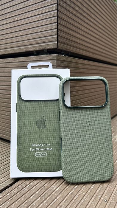 Etui z tkaniny TechWoven z MagSafe do iPhone’a 17 Pro Green(Zielony)