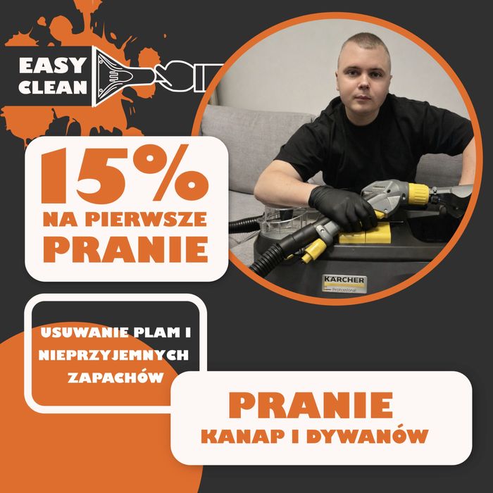 Pranie tapicerki meblowej - kanapy, narożniki, fotele