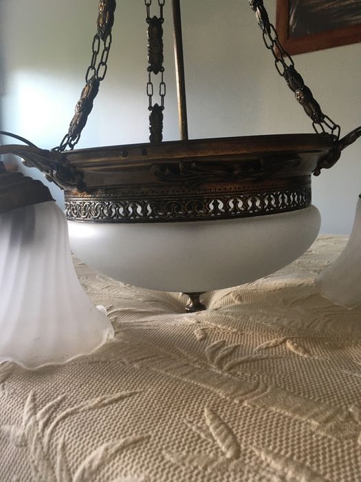 Candeeiro de teto antigo