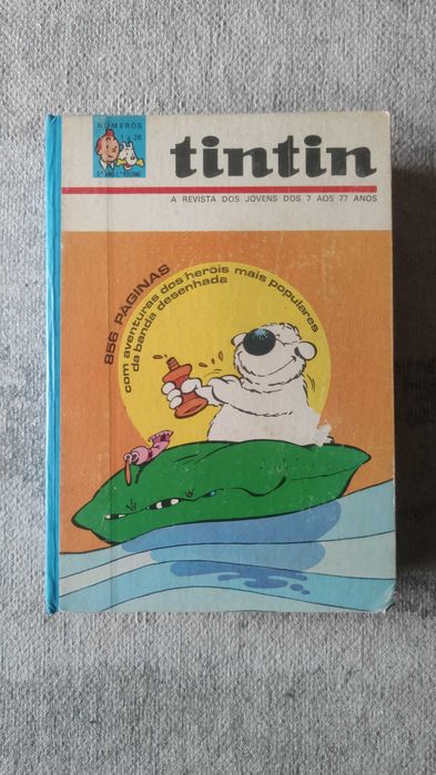 Livro de Revistas Tintin vintage