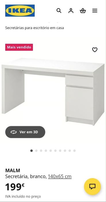 Secretária Ikea