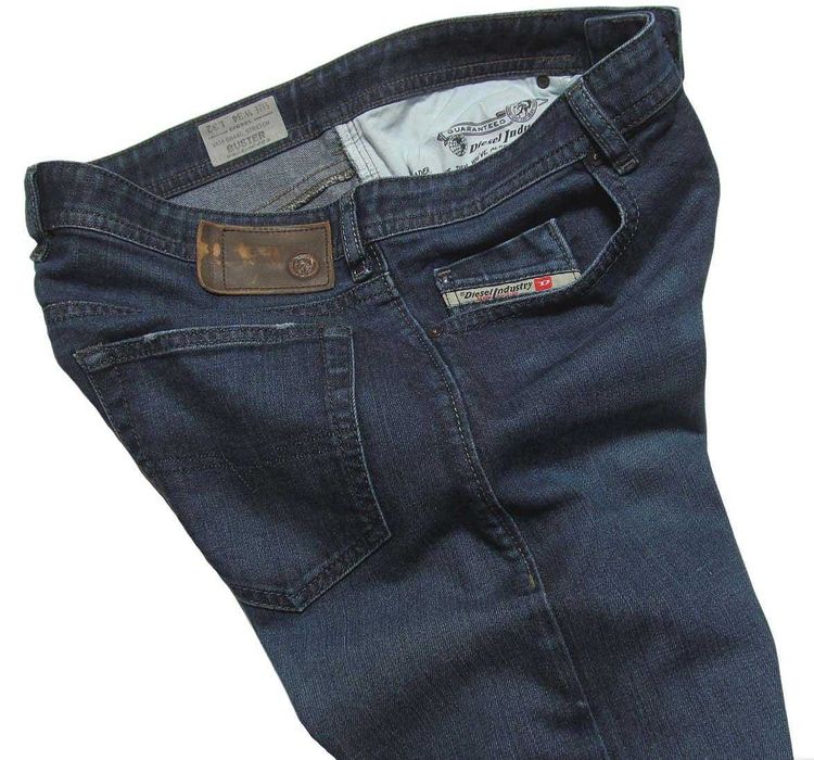 DIESEL _ Buster _ original jeans _ W34 L32 _ spodnie slim _ pas 88cm