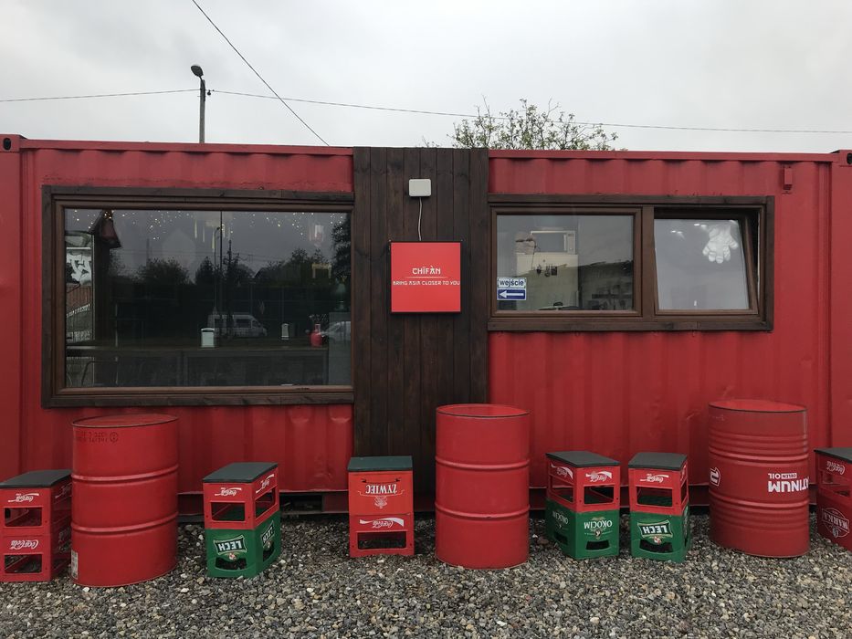 Profesjonalny kontener gastronomiczny – gotowy lokal