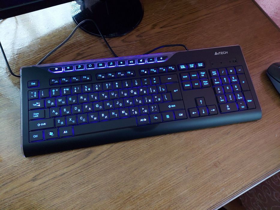 Клавіатура A4Tech KD-800L USB Black